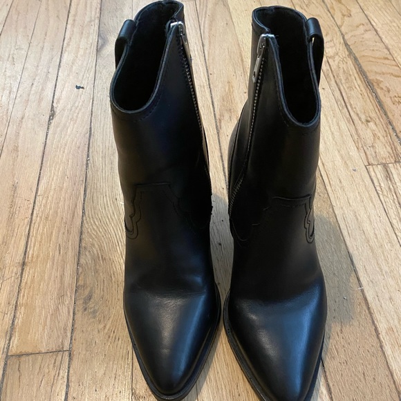 ⭐️SOLD All Saints Rolene heeled ankle booties 39 - Picture 3 of 5